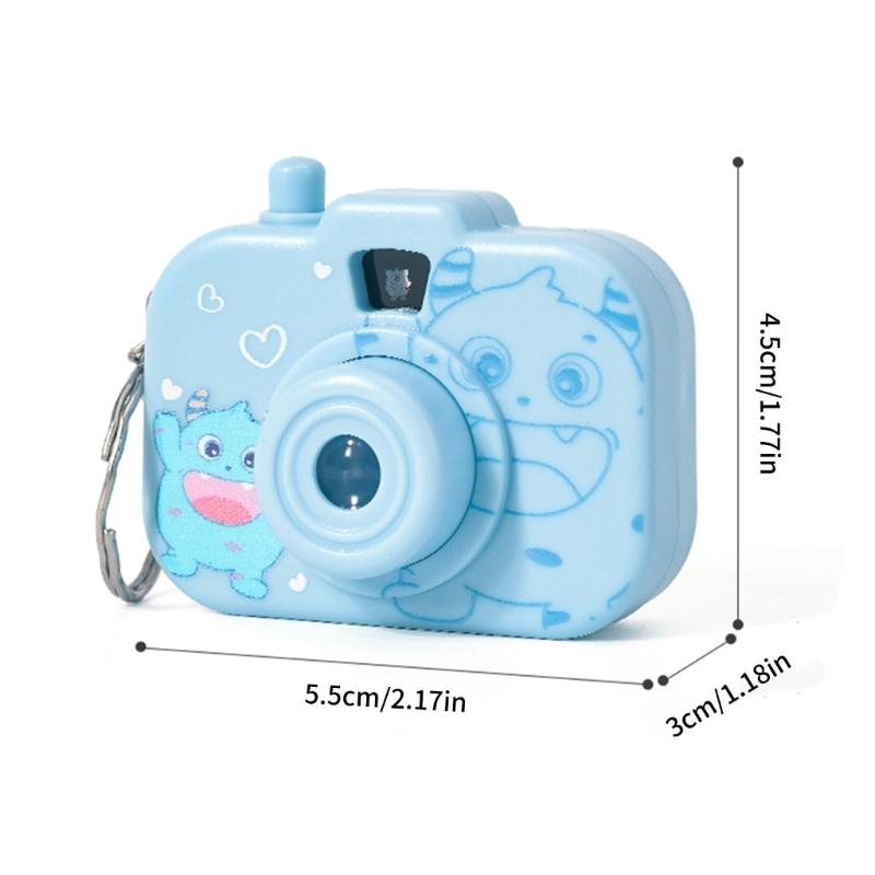 Creative Projection Toy Camera Keychain For Kids With Portable Designs And Safe Plastic Materials Stylish Keyring