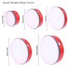Red Kids Wooden Hand Drum Music Percussion Instrument Handheld Educational Toy for Children