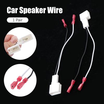 1Pair Car Tweeter Dash Front Speaker Wire Harness Adapter Cable Connector Wiring Cable For Lexus