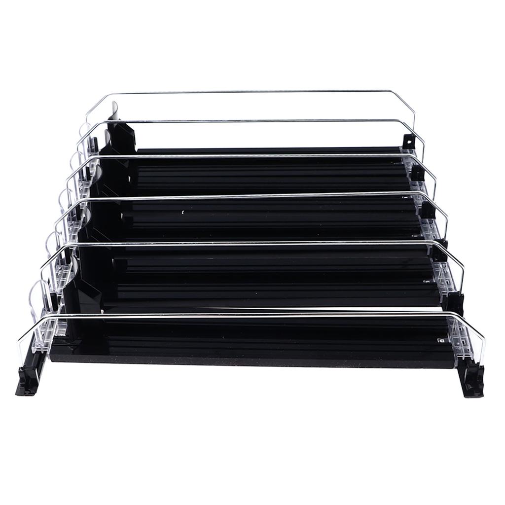 Drink   for Fridge Spring Loaded   Push Rod Slide Rail Soda Can Dispenser for Beer Beverages 38cm