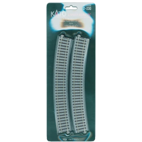 KATO HO Gauge Curved Track R670-22.5 (4 Tracks) 2-230 Model Railroad Supplies