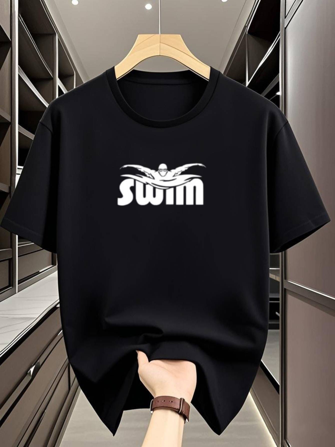 Casual Hip-Hop Graphic T-shirt - Quick-Dry XXL