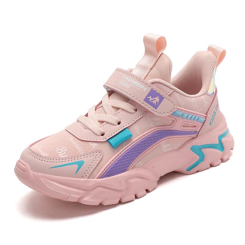 Girls Shoes Autumn Children's Shoes Girls Soft-soled Leather Surface Casual Running Shoes Girls Shoes Children's Sports Shoes
