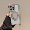 Electroplated Anti-Drop Mirror Bracket Case for iPhone 17/16 PRO MAX/15/14