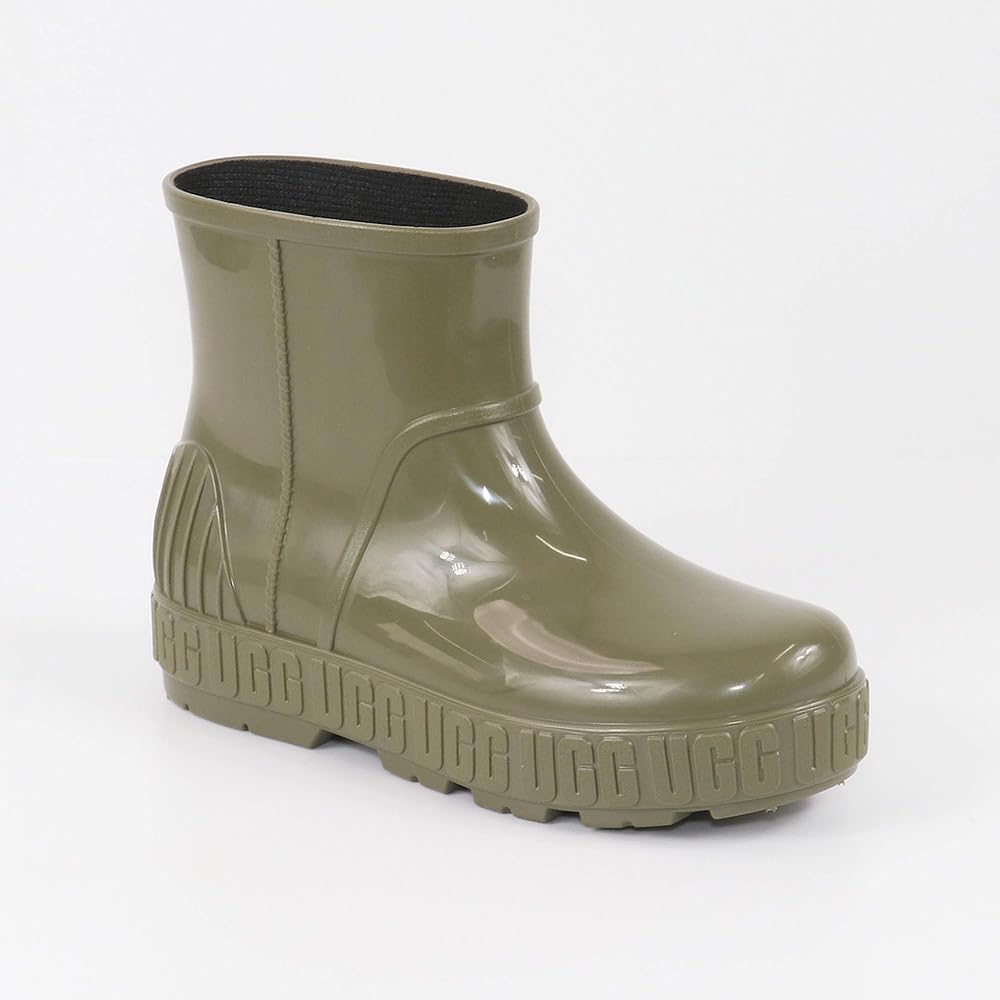 UGG DRIZLITA Waterproof Rain Boots 0 Women's (BURNT OLIVE, 24-point measurement, centimeters) [Used]