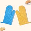 Heat-Resistant Anti-Scalding Kitchen Gloves - Thick Cotton Insulation for Baking
