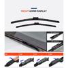 Wiper Front & Rear Wiper Blades Set For VW Tiguan MK2 2017 2018 2019 2020 2021 2022 2023Windshield Windscreen Window 26"+21"+14"