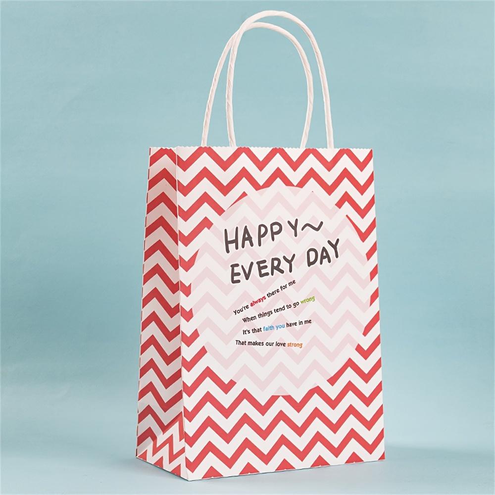 

24 шт. подарочных пакетов из крафт-бумаги с мультяшным рисунком и ручками — идеально подходят для дня рождения, детского праздника и вечеринок A004