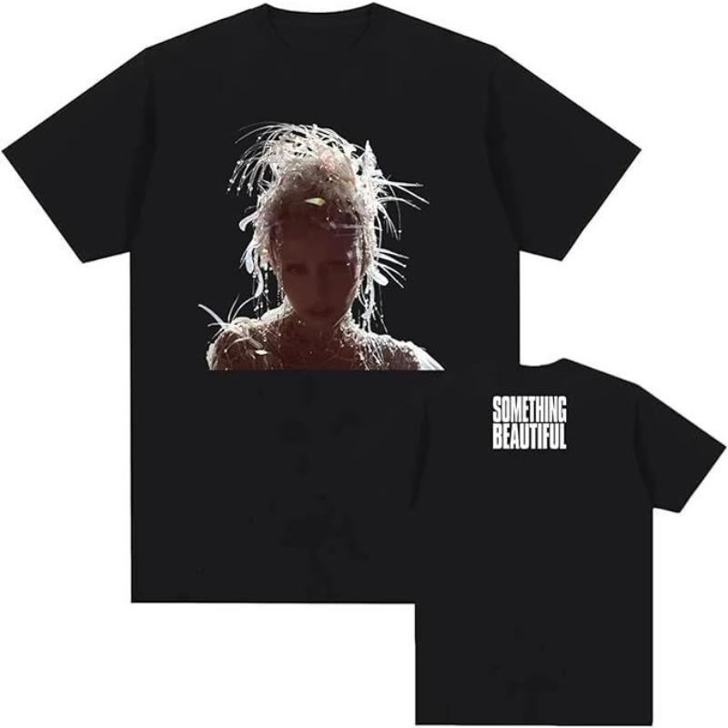 European and American Pure Cotton Cartoon Printed Tshirt New Unisexs and Unisexs Clothing Loose Casual New Fashion Short Sleeved