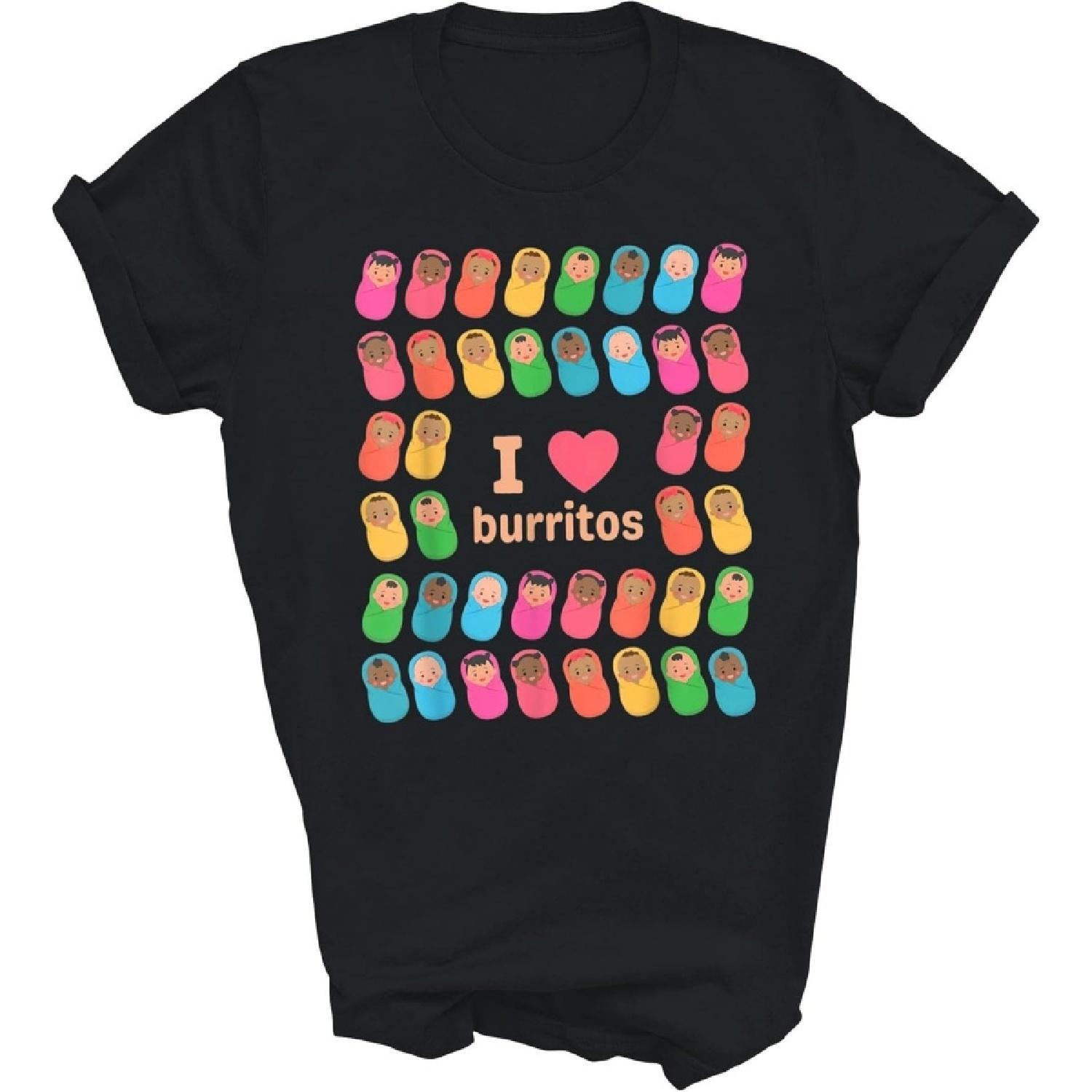 

Above Good Tee Nicu Nurse I Love Burritos Infant Care Specialist Newborn Nursing Unisex Shirt Gift Women Men T-Shirt (Black;2XL) XXXXXL різнокольоровий