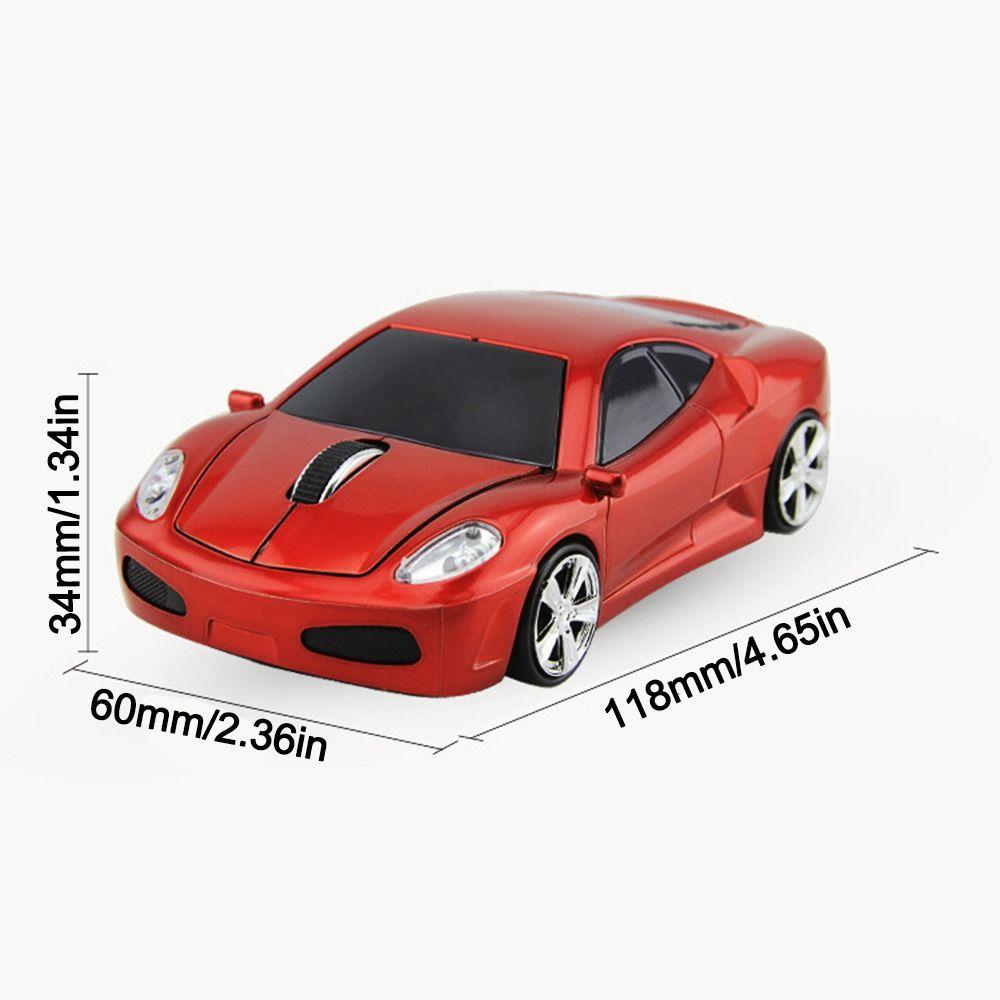 Creative 2.4GHz Wireless Car Mouse LED Light USB Receiver Computer Mouse 1200 DPI Gaming Mouse Computer Accessories