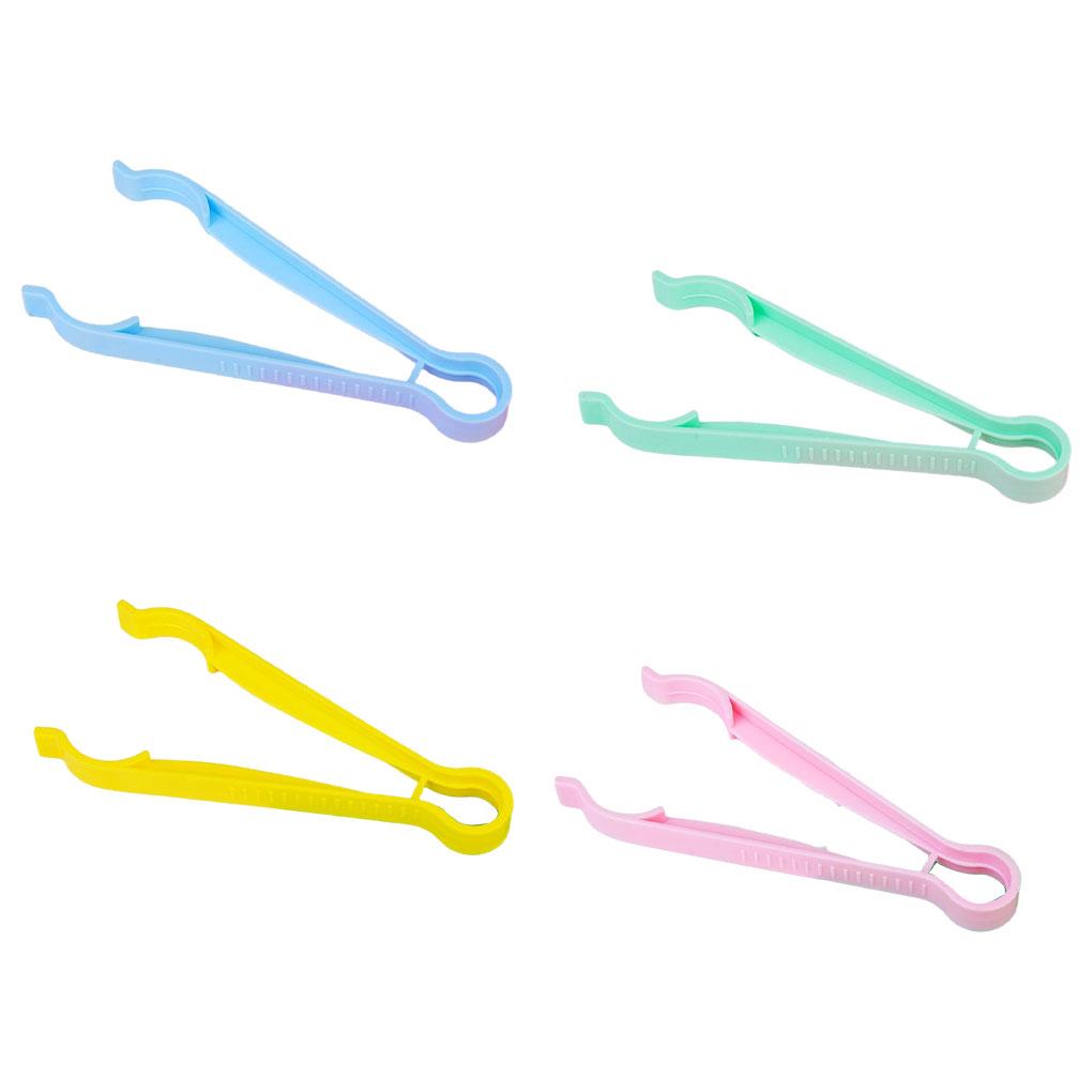 PP Baby Feeding Bottle Tong Portable Reusable Replacing Handheld Hanging Solid Color Clamp Clip Tool Accessories