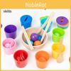 Matching Color Classification Cups Toy For Kids Early Learning And Development