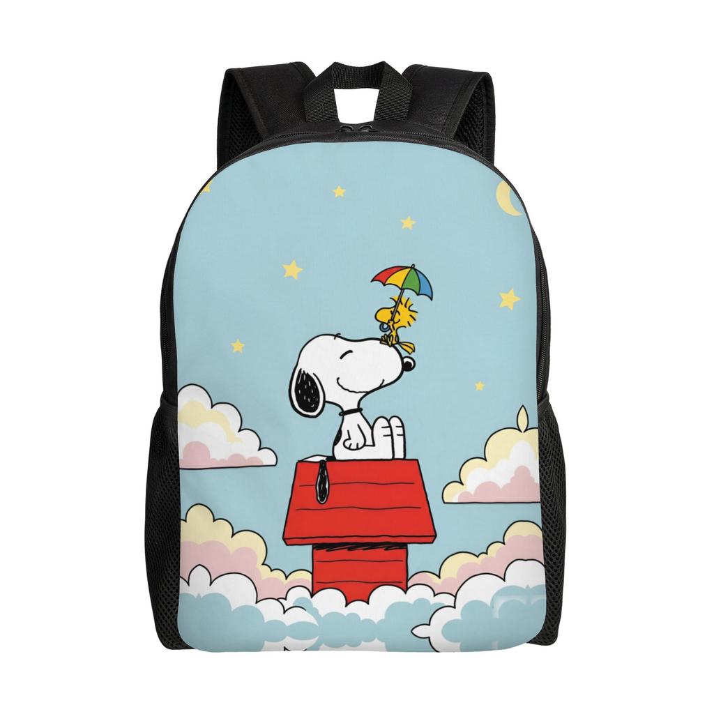 S-Snoopies Backpacks for Men Women Waterproof School College Manga Bag Print Bookbag