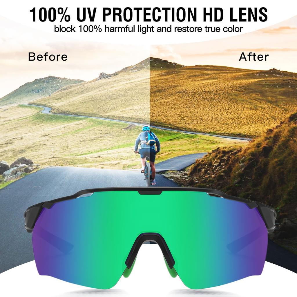 Óculos de Sol Esportivos Polarizados UV400 para Esqui 0038 [DUCO] Masculinos, Proteção, Ciclismo, Baseball, Tênis, Dirigindo, Corrida, Pesca, Golfe, Maratona,