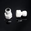 1/4" 3/8" OD Hose Tube 1/4" 1/2" 3/4" 1/8" Plastic Pipe Quick Connectors RO Water Connector Fittings Reverse Osmosis System