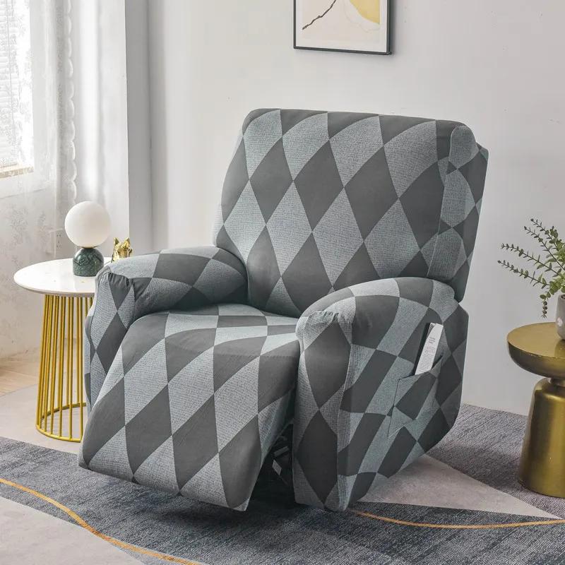 Elastic Single Sofa Cover Stretch Chair Cover for Recliner Chair Slipcover for Living Room Recliner Protector with Protector