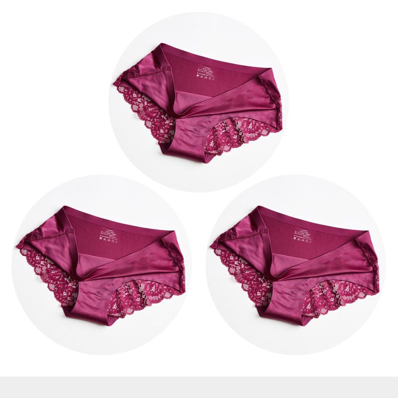 

Бесшовные трусики для женщин, нижнее белье, сексуальные кружевные трусы, однотонные женские трусики, горячая распродажа, нижнее белье, женские сексуальные кружевные M-XXL, набор из 3 штук M