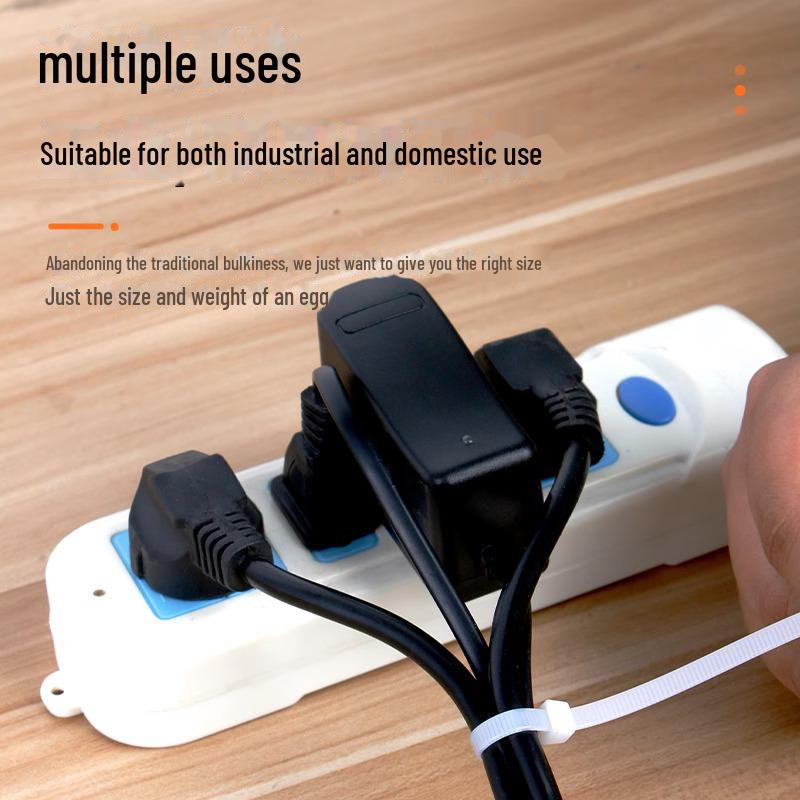 "CHFK Self-Locking Black Nylon Cable Tie for Dogs and Corn Stalks"