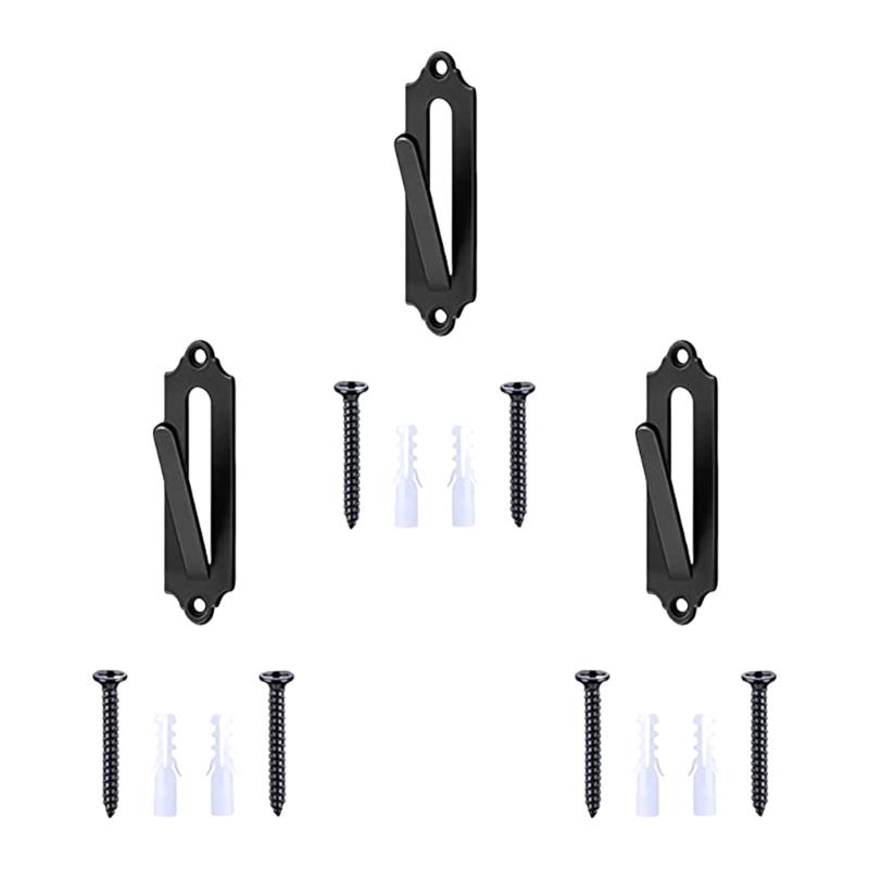 3 шт. Настенный кронштейн-вешалка для черепов оленьих рогов Запасной кронштейн для рогов Вешалка для черепов Настенный кронштейн Прочный 1