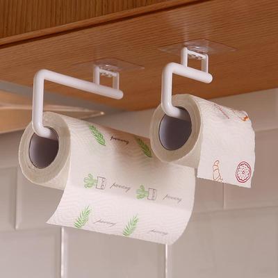 Stanzfreier Küchenpapier- und Toilettenpapierhalter - Wandregal