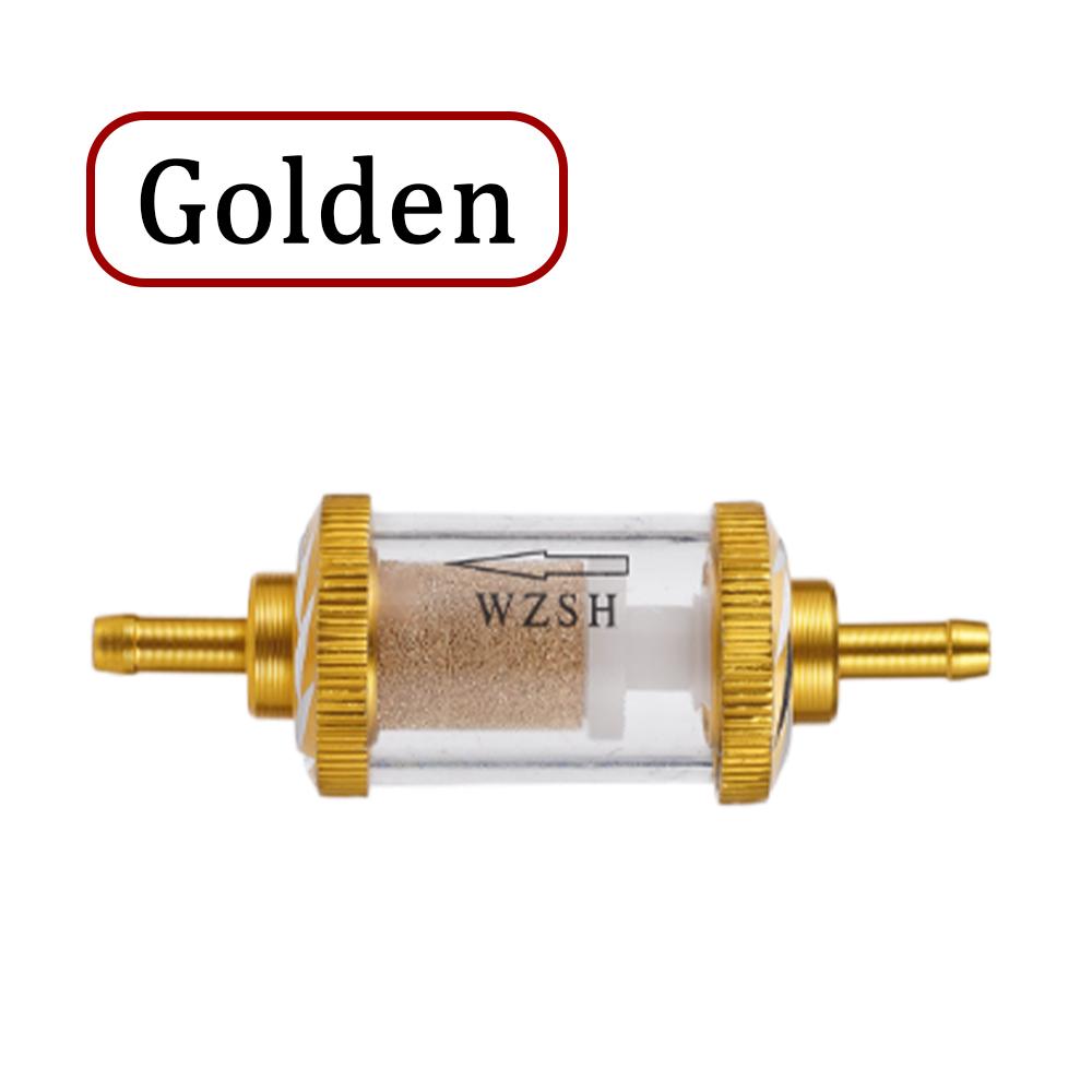 Universal Aluminum Alloy Sheel Copper Core Oil Filter Fit Diesel Heating Oil Filter Element For ATV Bike Scooter Copper Parts