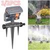 Oscillating Sprinkler Automatic Garden Sprinkler 4 Modes Watering Irrigation System Adjustable Flow for Plants Grasses Flowers