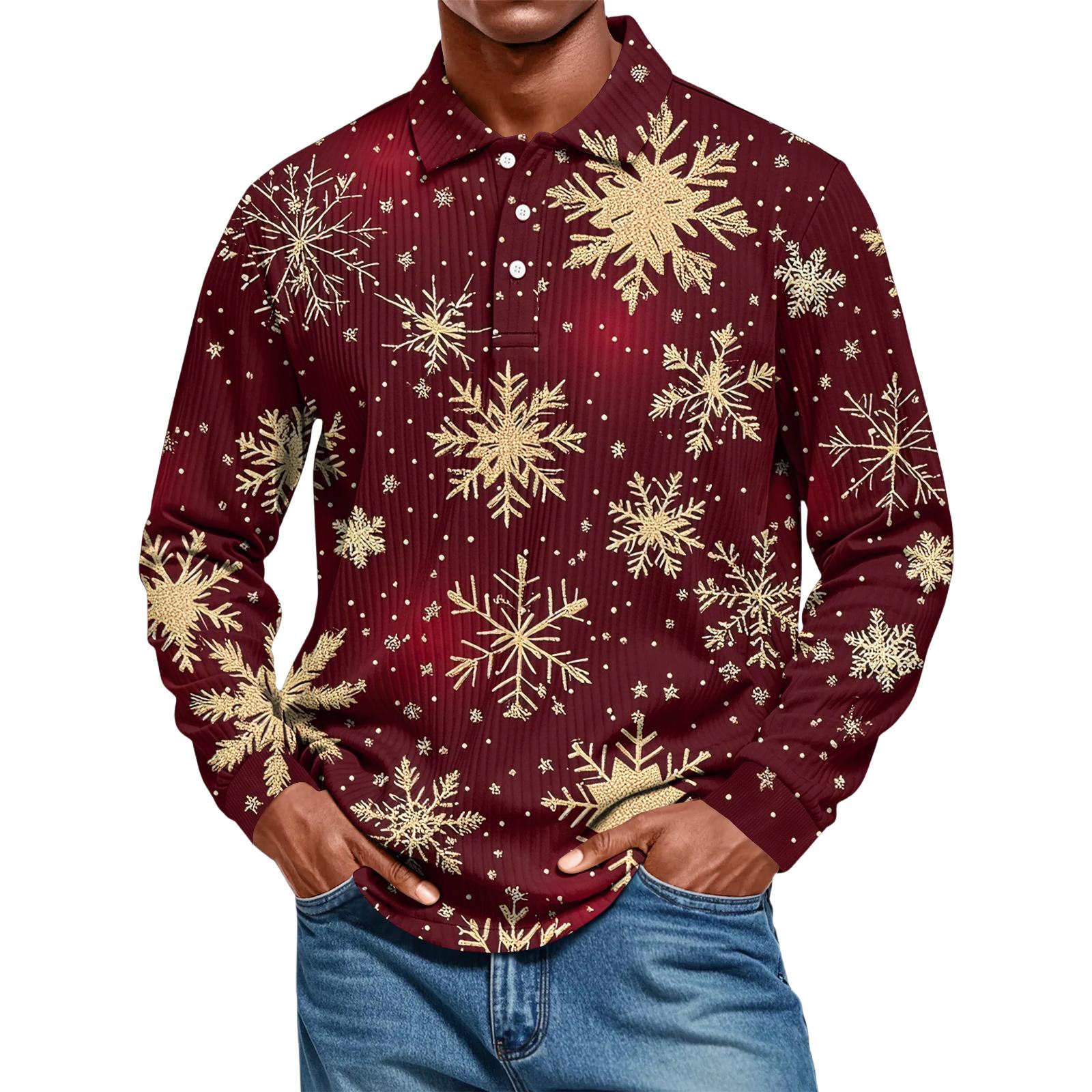 

Мужская повседневная рубашка свободного кроя однотонная с длинным рукавом M винный