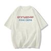 Cotton white short-sleeved t-shirt women's summer design sense niche American loose large size fat mm half-sleeved t-shirt top