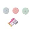 6 Piece Mini Retractable Measuring Tape Iron Tip Design Portable Sewing Ruler Construction for Professional Crafting Projects