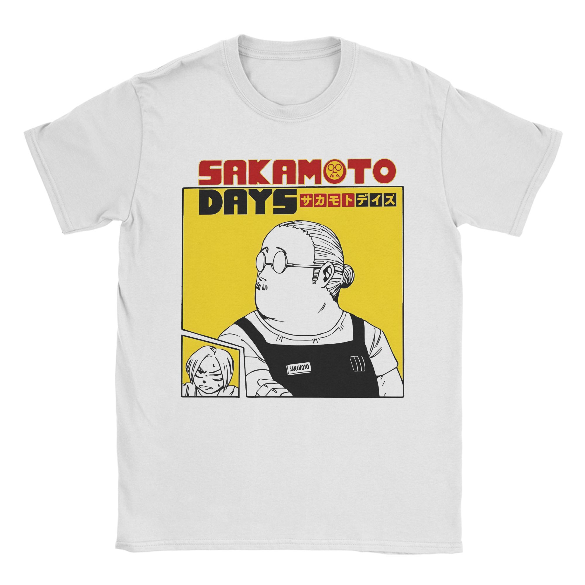 

Men Women Sakamoto Days T Shirt Manga Anime Cotton Clothing Humorous Short Sleeve Crewneck Tee Shirt Original T-Shirts 4XL
