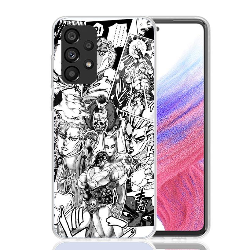 JoJo Kira Yoshikage Killer Queen Phone Case for Samsung Galaxy A52 A51 A50S A12 A22 A32 A72 A10S A30S A31 A71 Note 20 Ultra 10 P