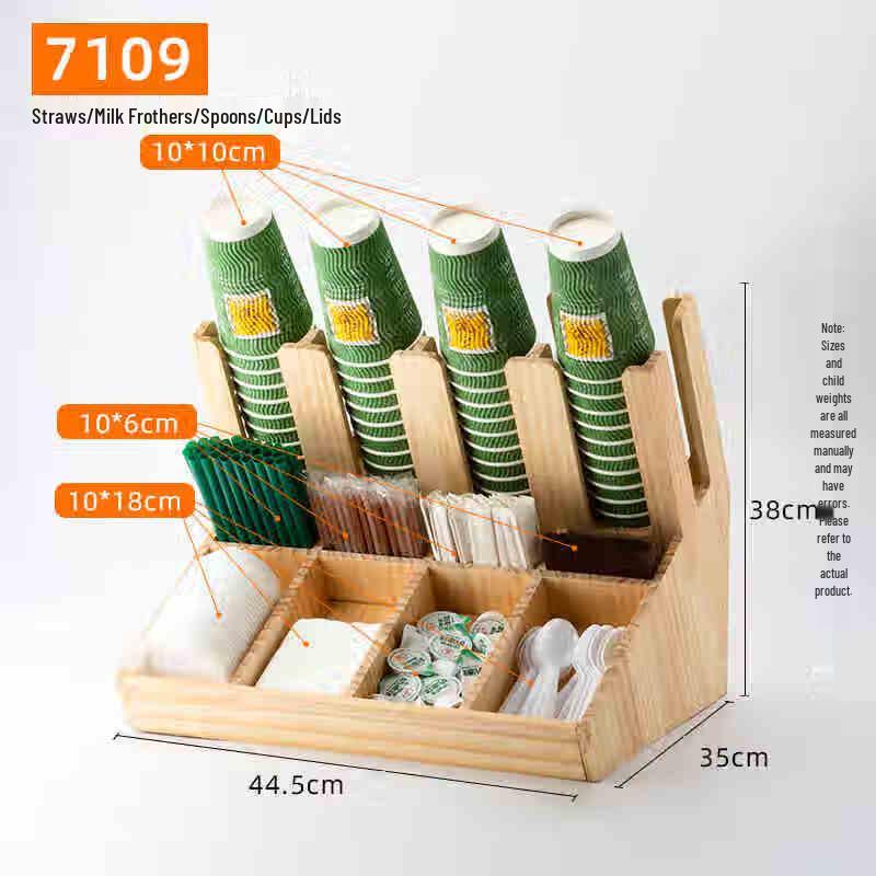 Wooden Disposable Cup Holder