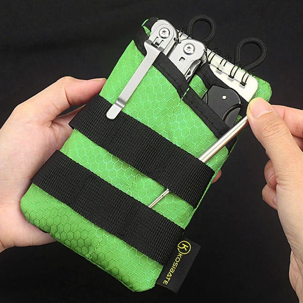 Large Capacity EDC Pouch Wallet Foldable Camping Storage Wallet Hiking Outdoor Coin Purse  Climbing
