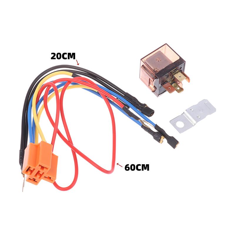 

1 комплект для автомобильного фургона, грузовика, решетка, крепление, звуковой сигнал, 12 В, универсальный автомобильный жгут проводов, реле, комплект