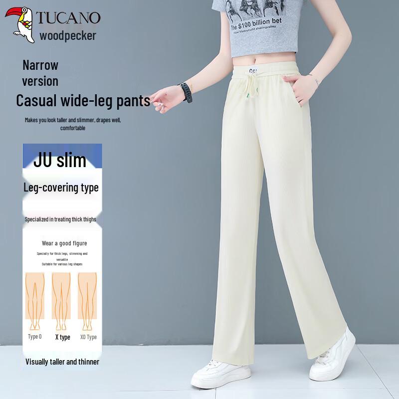 Woodpecker Women s Cool-Feel High-Waist Straight-Leg Pants S