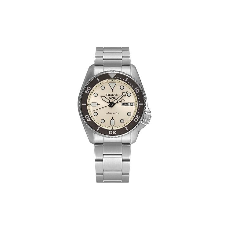 SEIKO Водонепроницаемость 100 м Автоматический Механический Механизм Ремешок из Нержавеющей Стали Часы Мужские SRPK31K1 Silver Watch Case