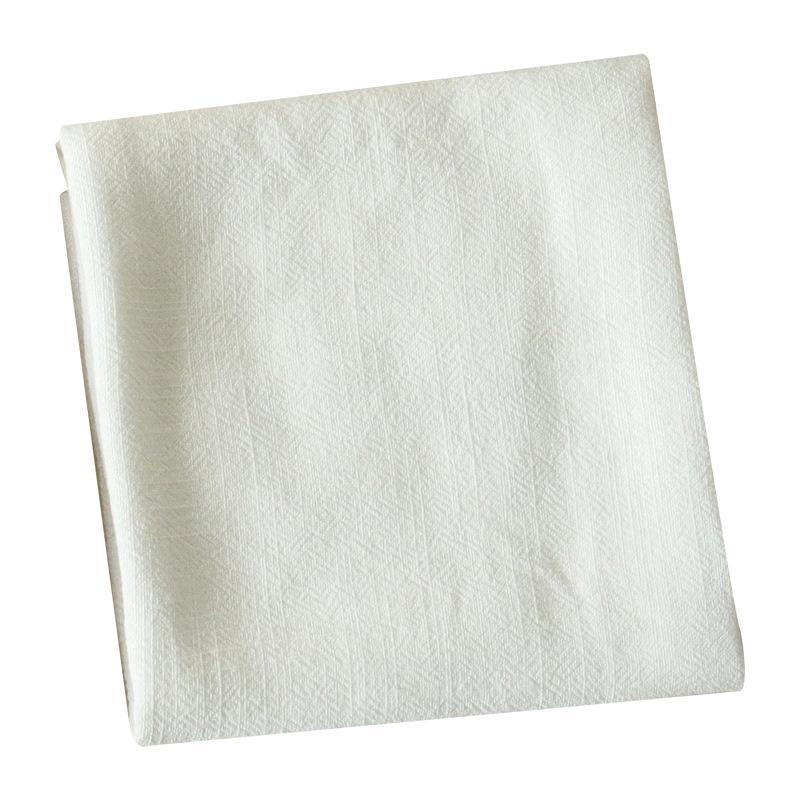 Disposable 100% Linen Crocheted Napkins Plain Square Kitchen & Tea Towels for Home Restaurant Wedding Use