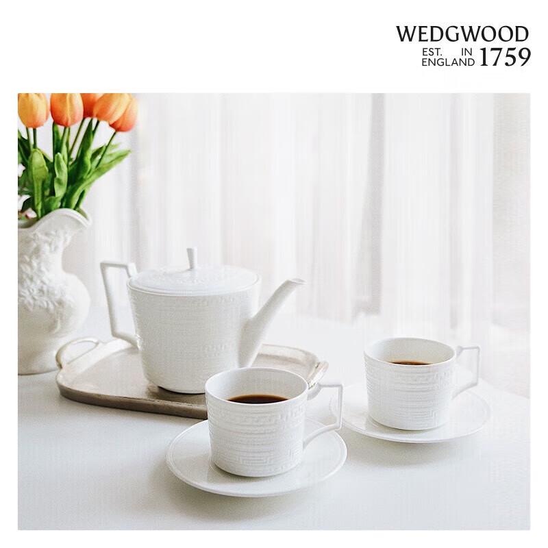 Wedgwood Italian Relief Teacup and Saucer Set