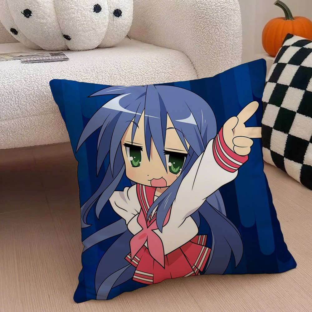 Lucky Star Pillow Case Anti-dustmite Pillowcase Invisible zipper silky short plush Sofa cushion cover