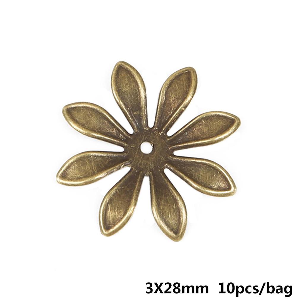 10ks Paví Měsíční Přívěsek Květina DIY Doplňky Součástky Pro Výrobu Šperků