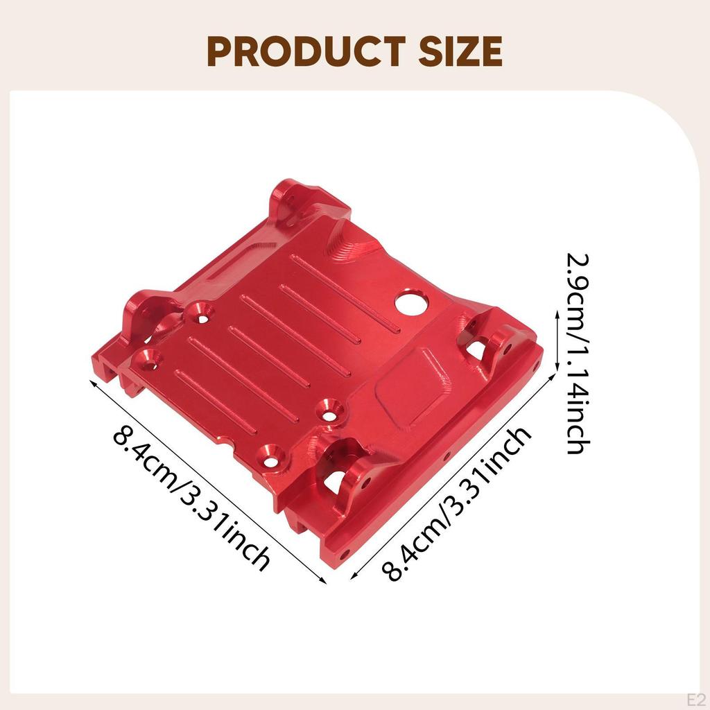 Gearbox Base Aluminum Alloy DIY Modified Upgrade Part Transmission Mount for H12Y 1/12 RC