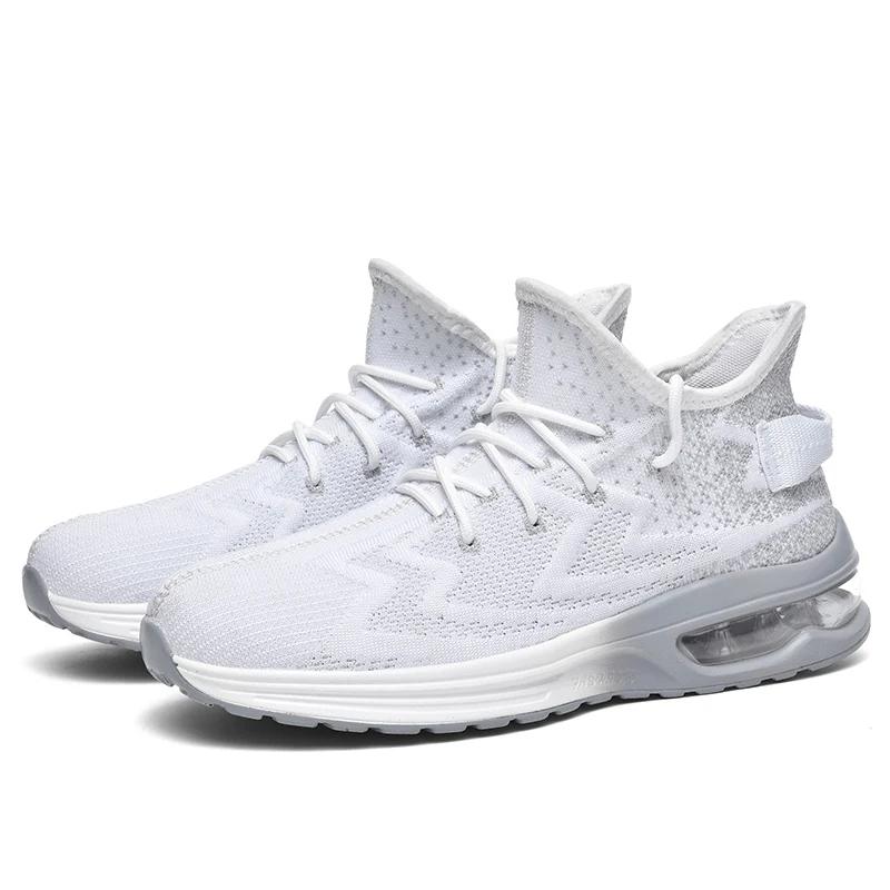 New Men's Air Cushioned Sports Shoes, Fashionable and Versatile, Breathable Mesh, Comfortable and Non Slip Running Shoes 39-46