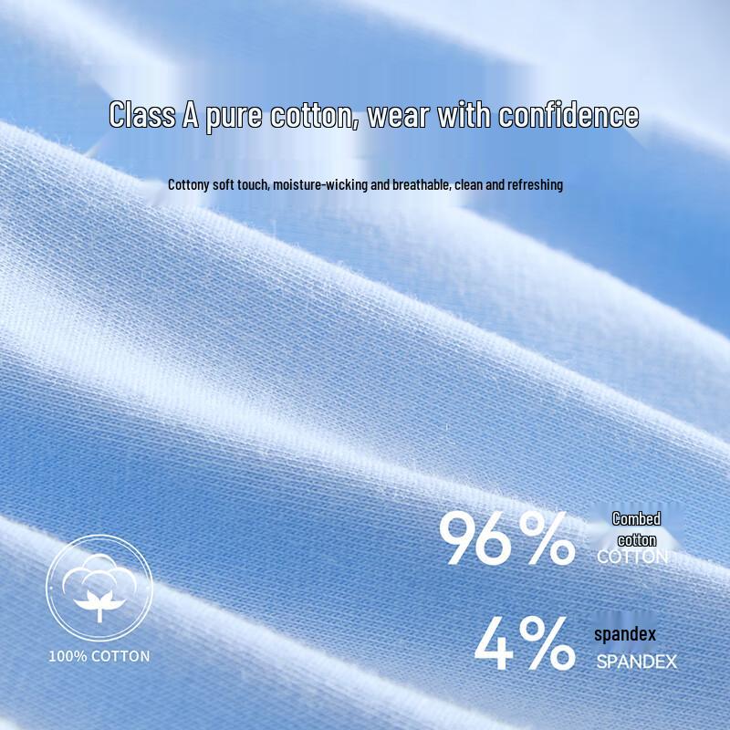 Fenteng Teen Boys' Pure Cotton Antibacterial Boxer Briefs