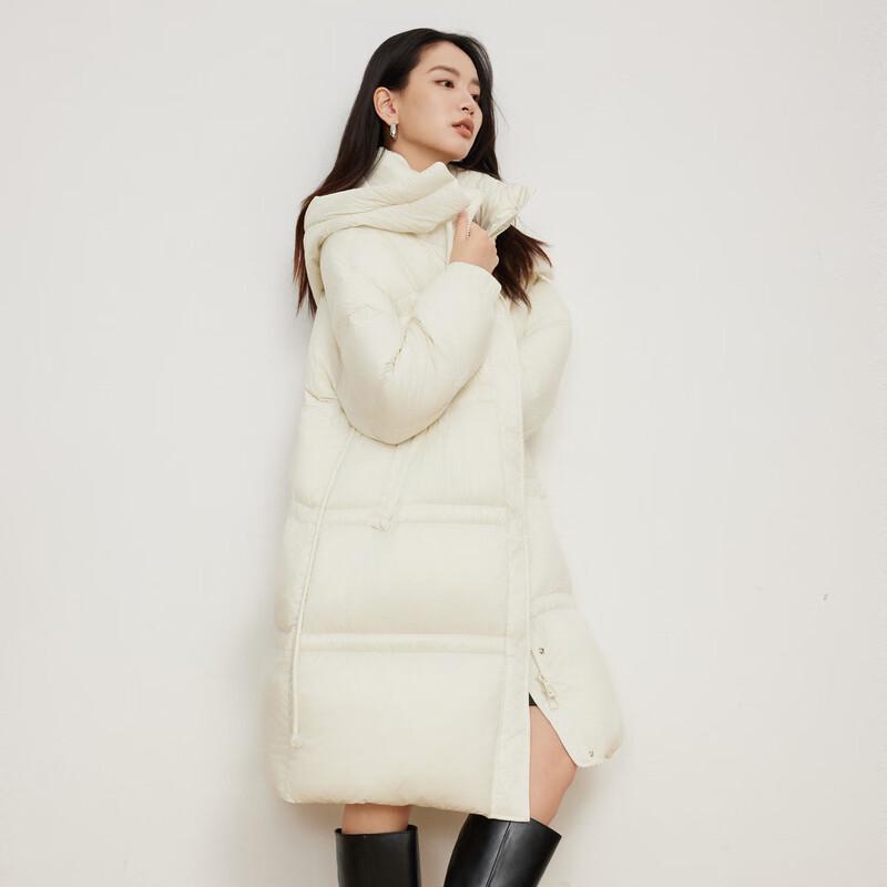 Elva' Island Women's Solid Hooded Short Down Jacket