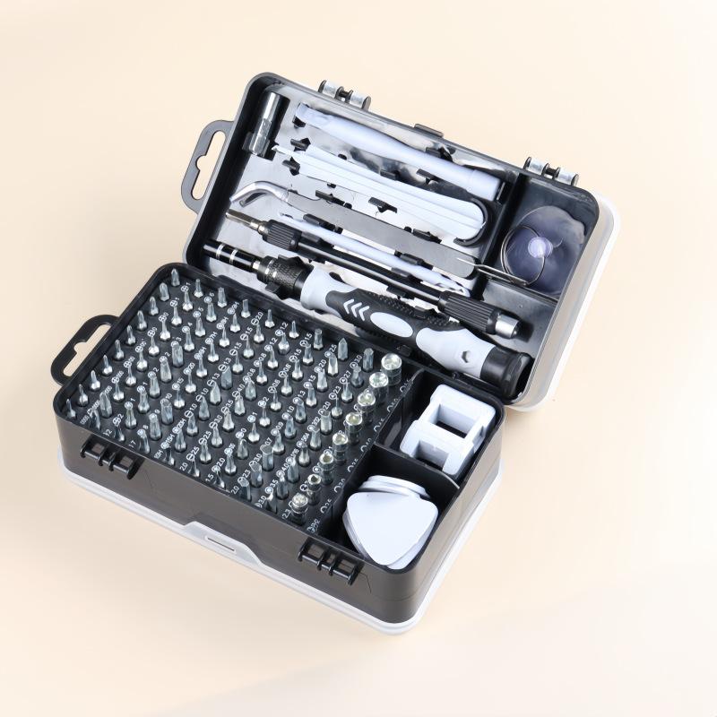 

115 in 1 Screwdriver Set Magnetic Precision Repair Tools High Hardness Multi Function Disassembly Kit Electronics Phone Laptop Tool Grey [115 in 1 Screwdriver]