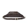 Men's Multi-Functional Leather Crossbody Chest Bag with Large Capacity for Outdoor Sports