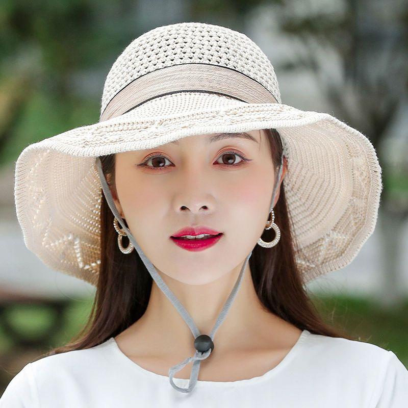 Pălărie Pliabilă Pălărie de Soare de Vară pentru Femei Pălărie de Soare pentru Femei Pălărie Găleată cu Bor Mare Pălărie de Soare pentru Exterior