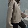 Soft Waxy Lazy Loose Jacket Casual and Comfortable Commuter Short Coat Jacket