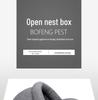 Plush Sleeping Bag Cat & Small Dog Bed, Semi-Closed Slipper Style, Cozy & Warm for All Seasons